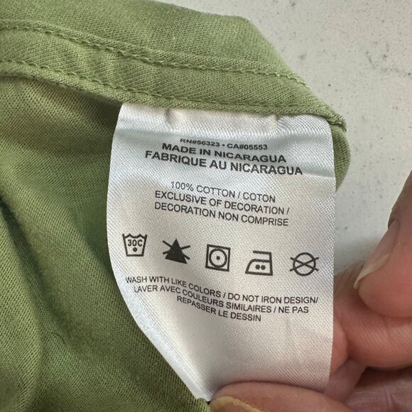 Nike Mens Olive Green "Just Do It" Graphic Tee Shirt - Picture 4 of 5